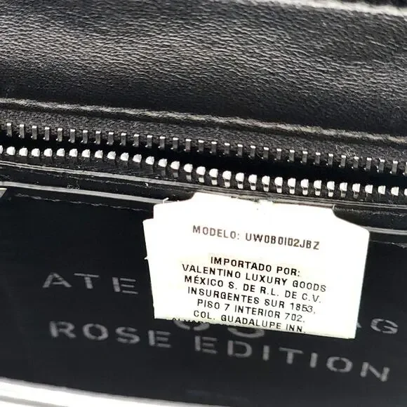 VALENTINO GARAVANI ATELIER BAG 03 ROSE EDITION BLACK NWT